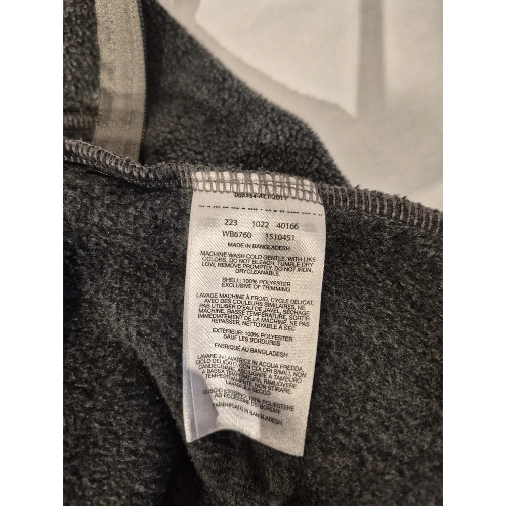 Columbia Fleece Jacket Gray  Zip Front Preowned Youth‎ Kids Child Large 14/16